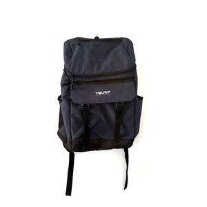 Tourit Insulated Blue Gray Cooler Backpack Lightweight Leak-Proof Bottle Opener